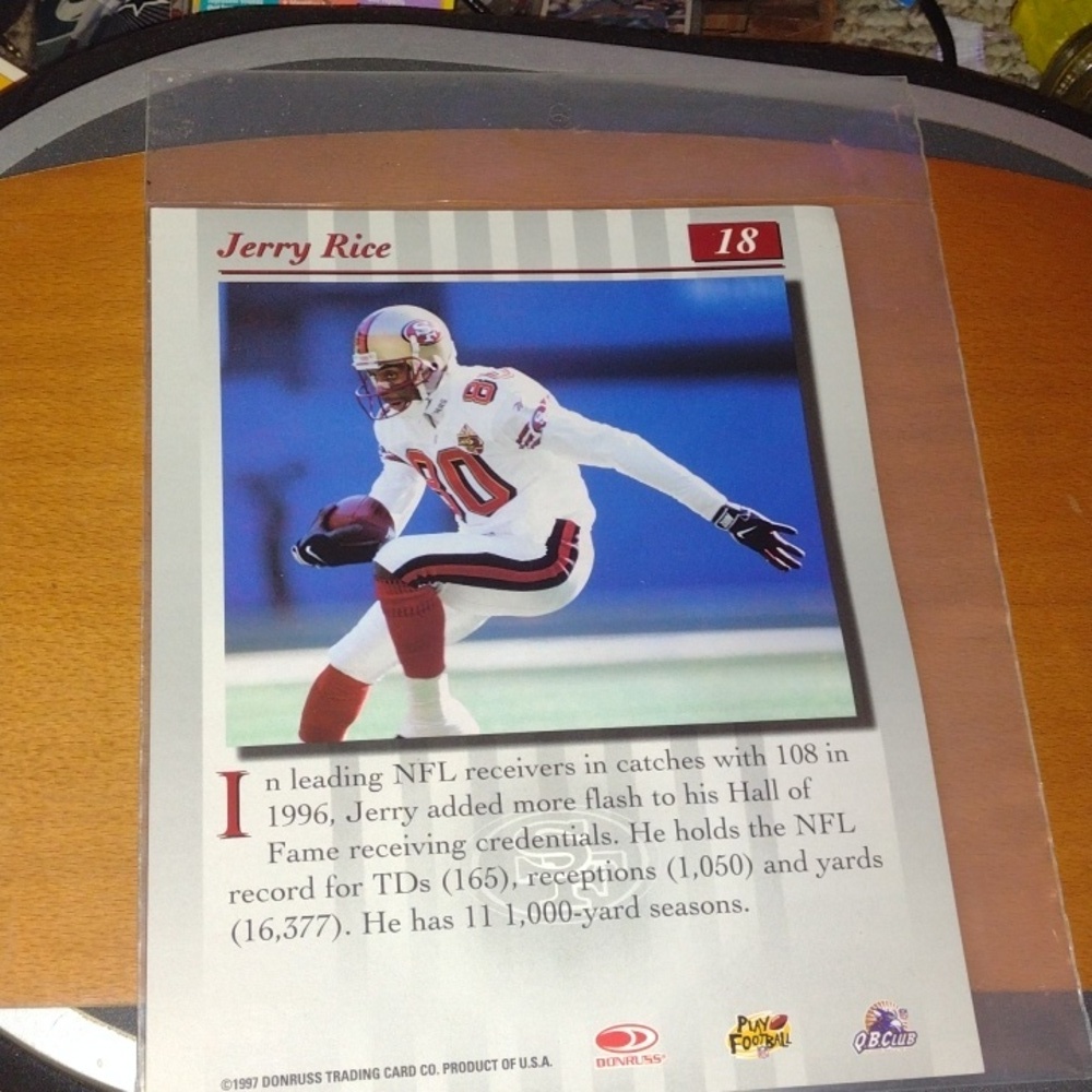 Jerry Rice Portrait - Picture 2 of 2